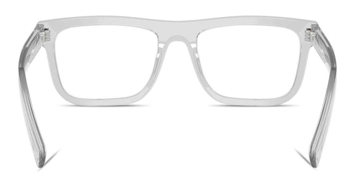 Prada PRC03V 17P1O1 crystal grey eyeglasses 53mm detail view