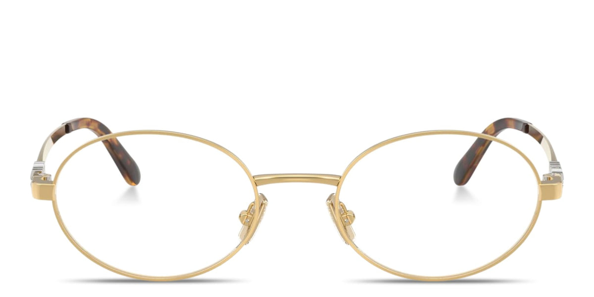 Miu Miu MU50ZV 5AK1O1 gold eyeglasses 52mm