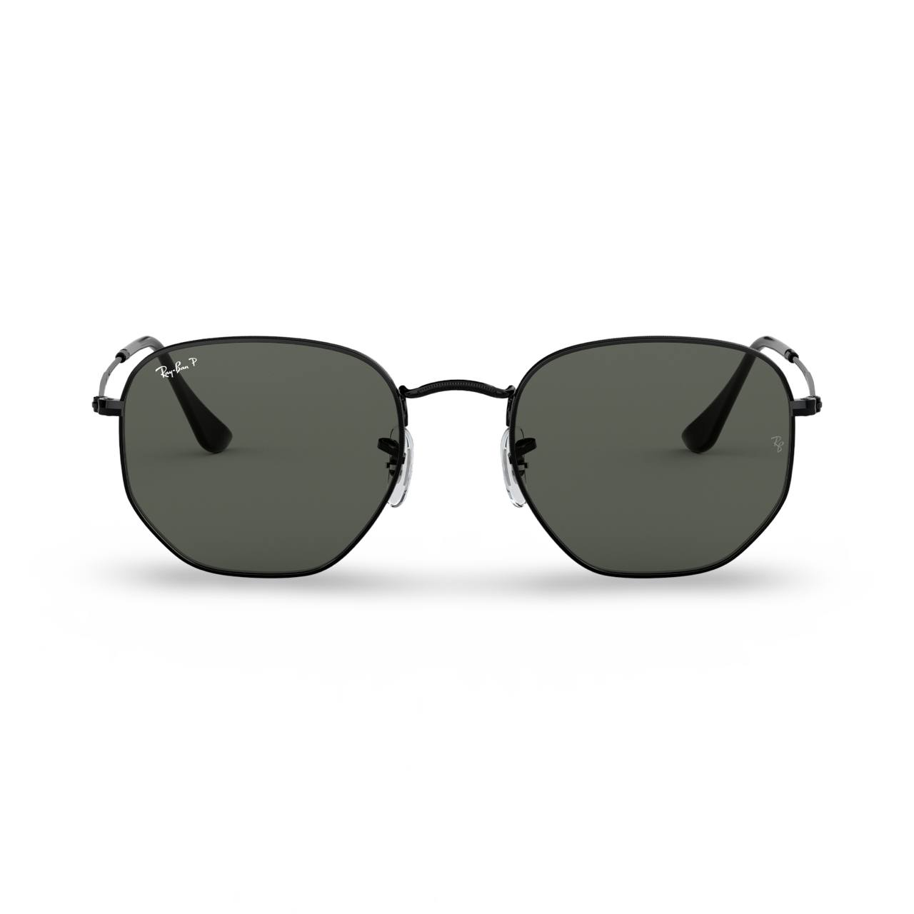 Ray-Ban Hexagonal RB3548N 002/58 – Black Polarized Sunglasses (51mm)