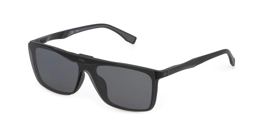 Fila SFI200 U28P – Matte Black Clip-On Eyeglasses (55mm)