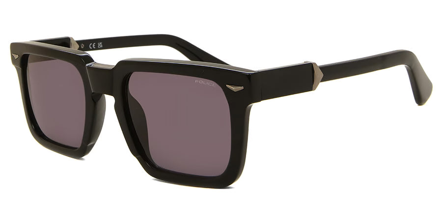 Police SPLL88 0700 – Shiny Black Sunglasses (52mm)