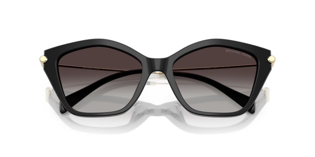 Michael Kors MK2246U 30058G black sunglasses 54mm folded view