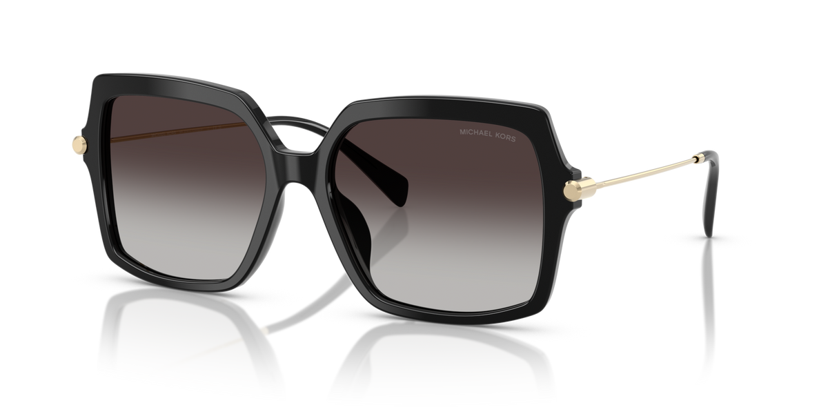 Michael Kors MK2247U 30058G black sunglasses 57mm angled view