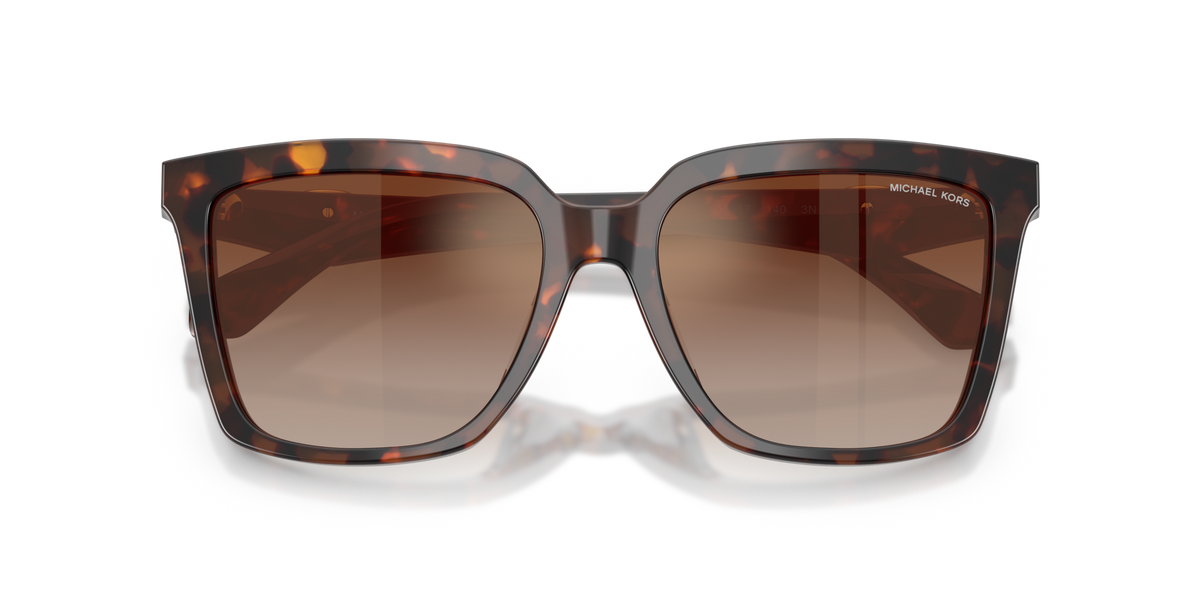 Michael Kors MK2256U 4031AO luggage tortoise sunglasses 55mm folded view