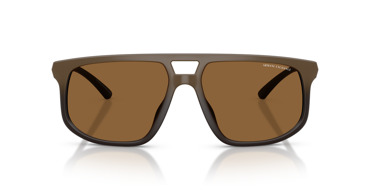 Armani Exchange AX4161SU 839173 matte brown gradient sunglasses 58mm