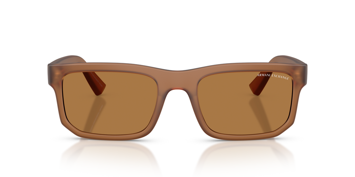 Armani Exchange AX4165S 835873 frosted brown sunglasses 56mm