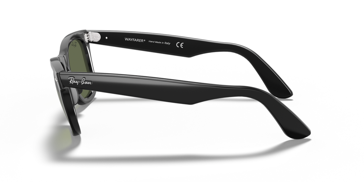 Ray-Ban RB2140F 901 black sunglasses 54mm side view