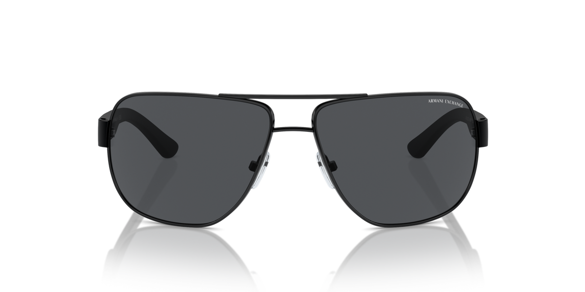 Armani Exchange AX2012S 606387 matte black sunglasses 62mm