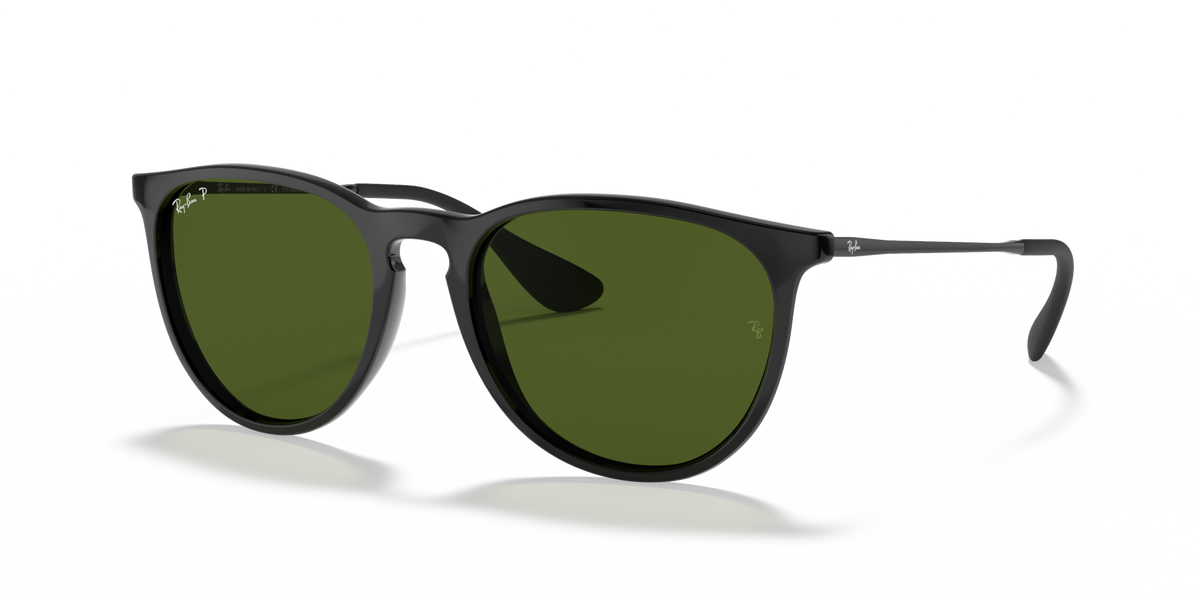 Ray-Ban RB4171 601/2P black sunglasses 54mm angled view