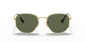 Ray-Ban RB3548N 001 – Arista Gold Sunglasses (54mm)