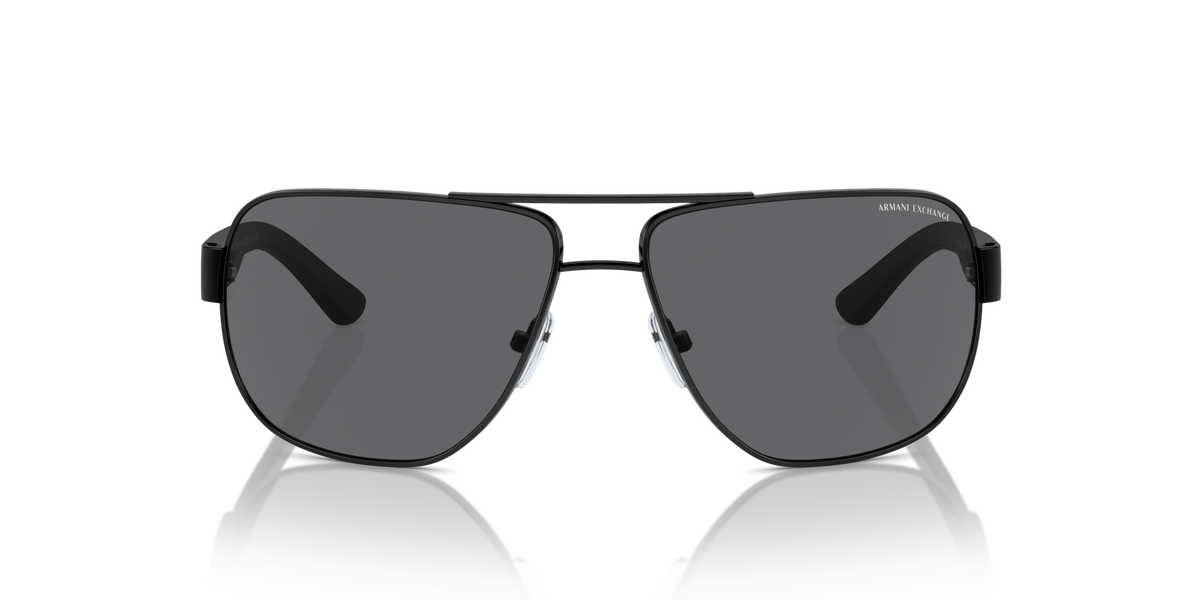 Armani Exchange AX2012S 606381 matte black sunglasses 62mm