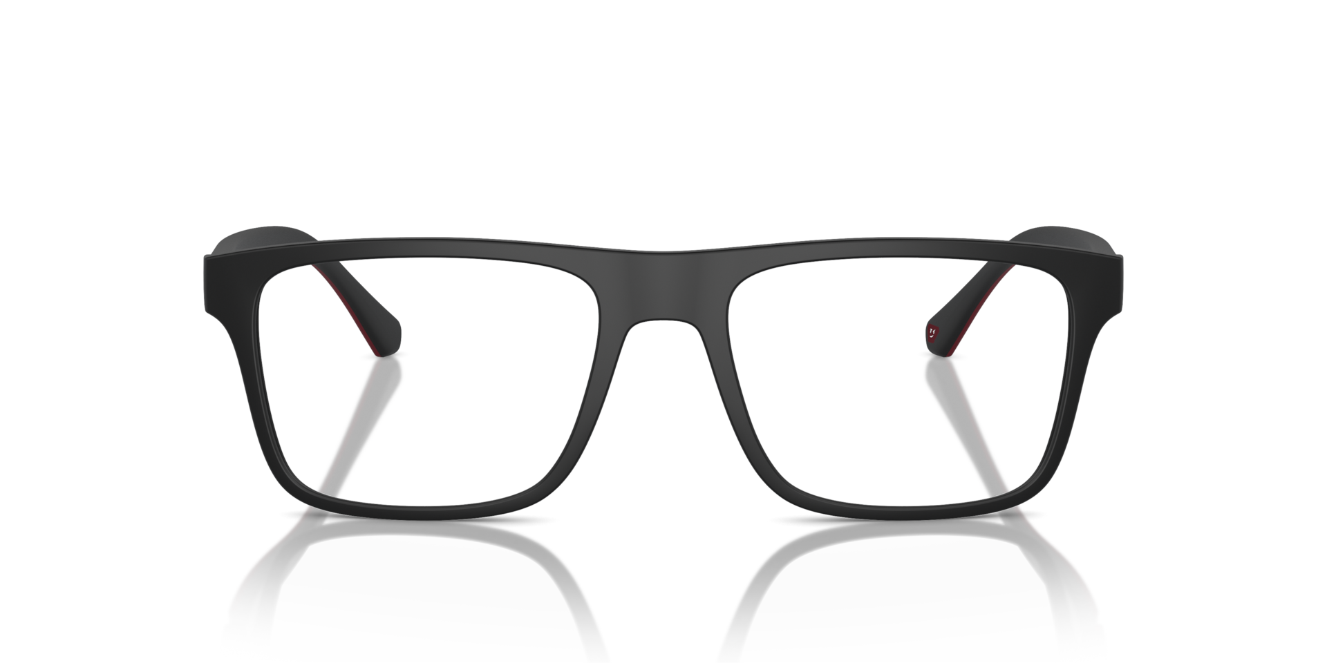 Emporio Armani EA4115 50421W matte black sunglasses 54mm front view