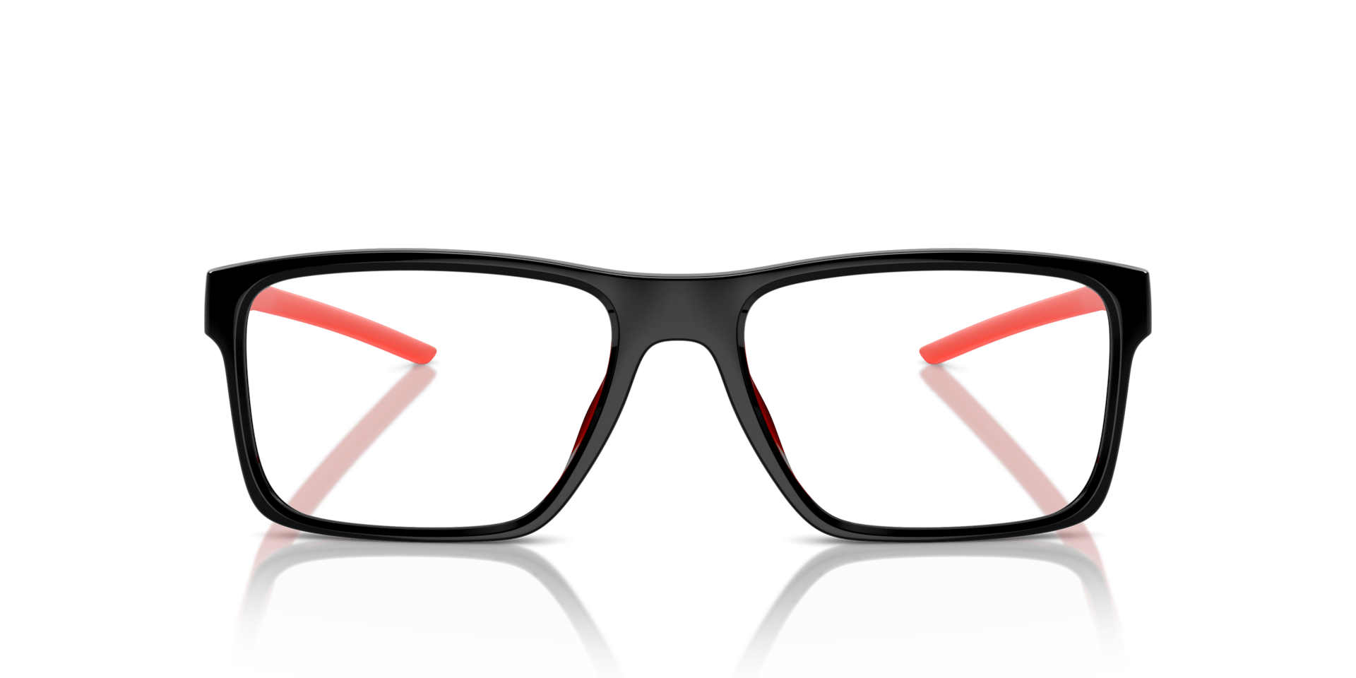 Ferrari FZ8007U 501 black eyeglasses 54mm front view