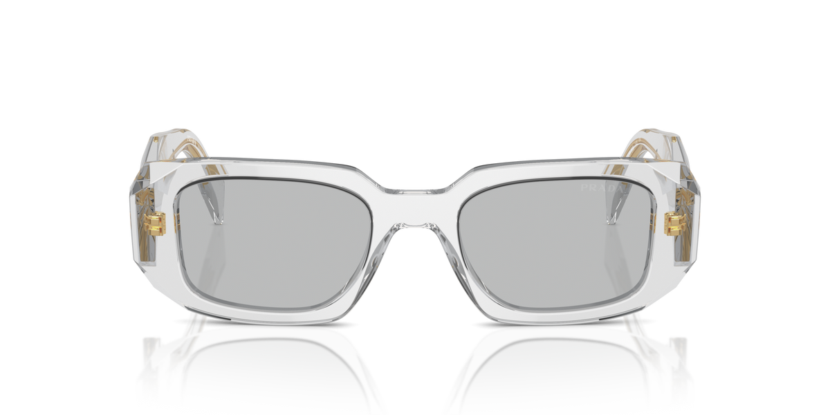 Prada PR17WS 12R30B transparent grey sunglasses 49mm