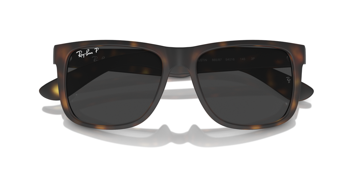 Ray-Ban RB4165 865/87 havana sunglasses 55mm folded view