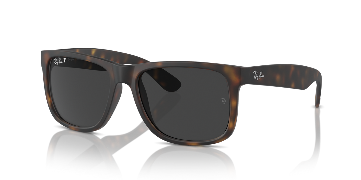 Ray-Ban RB4165 865/87 havana sunglasses 55mm angled view