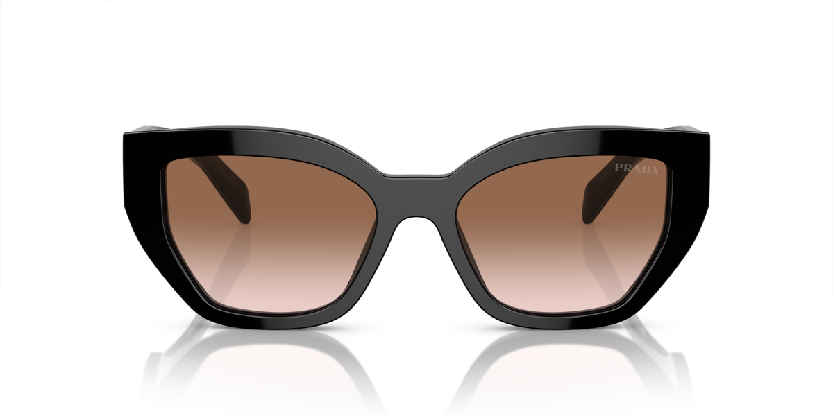 Prada PRA09S 1AB0A6 black sunglasses 53mm