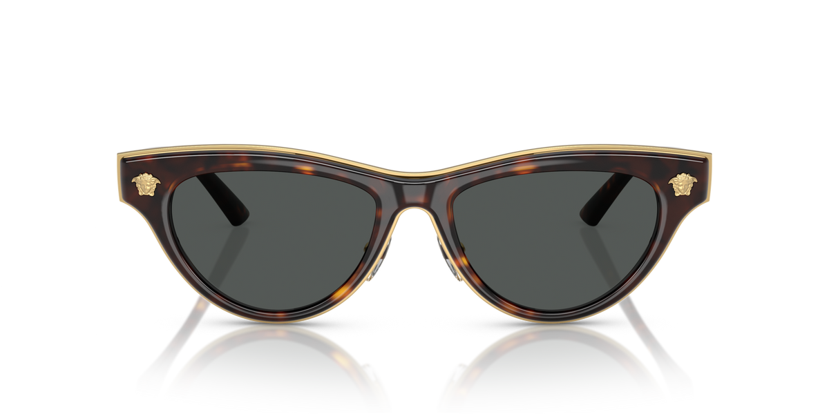Versace VE2273 108/87 havana sunglasses 52mm
