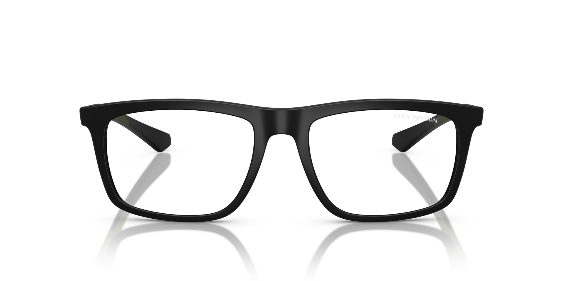 Emporio Armani EA4235 50011W matte black sunglasses 53mm front view