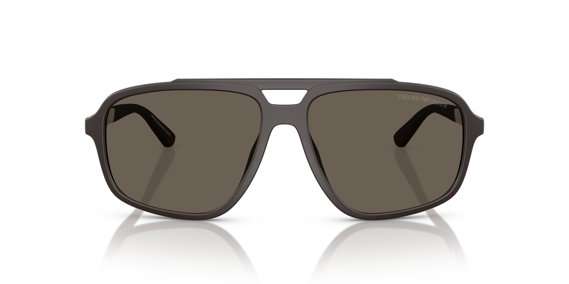 Emporio Armani EA4236U 6186/3 dark brown sunglasses 59mm front view