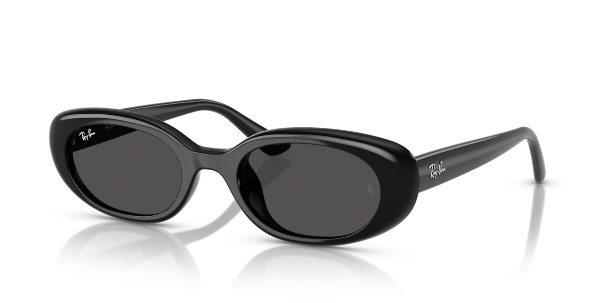 Ray-Ban RB4441D 667787 black sunglasses 53mm angled view