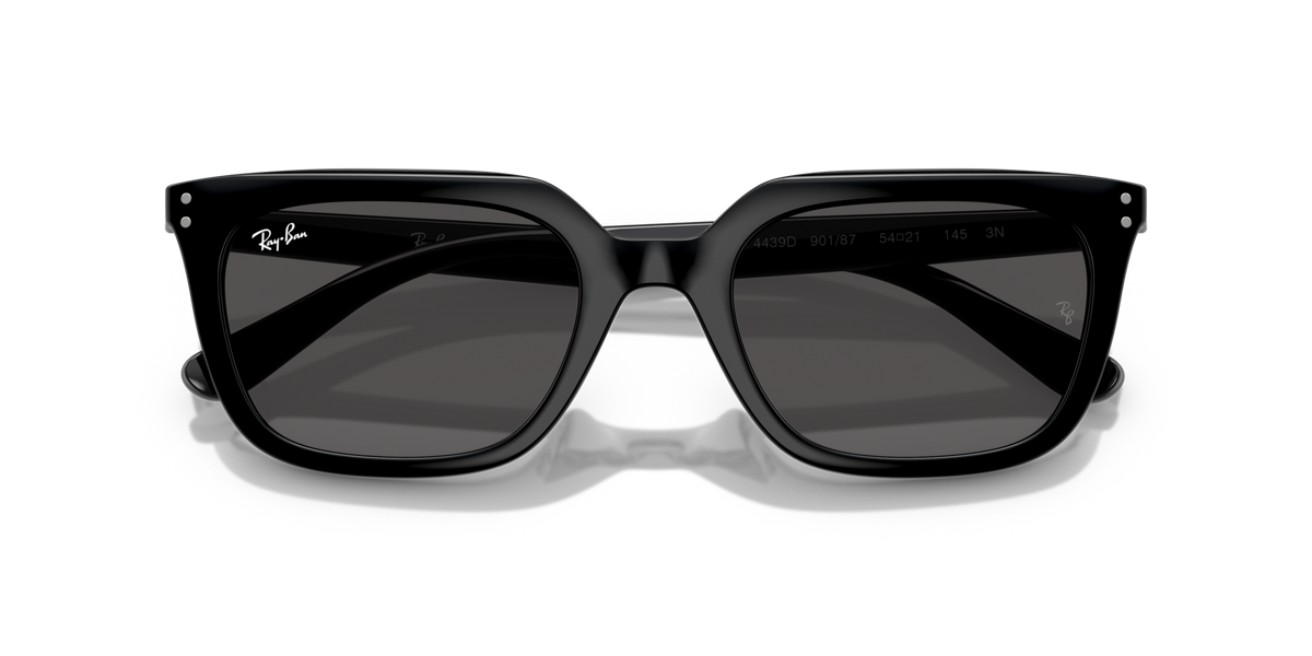 Ray-Ban RB4439D 901/87 black sunglasses 54mm folded view