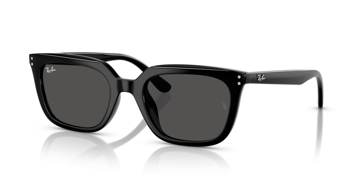 Ray-Ban RB4439D 901/87 black sunglasses 54mm angled view