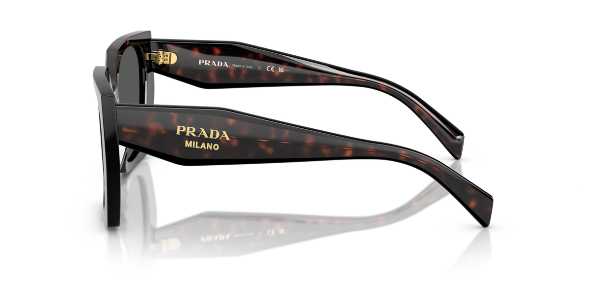 Prada PR15WS 24B40L root/black sunglasses 54mm side view