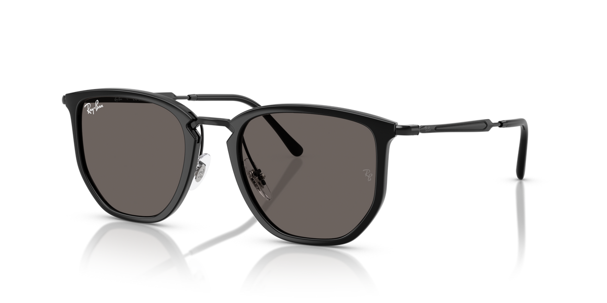 Ray-Ban RB4451 601/B1 black sunglasses 53mm angled view