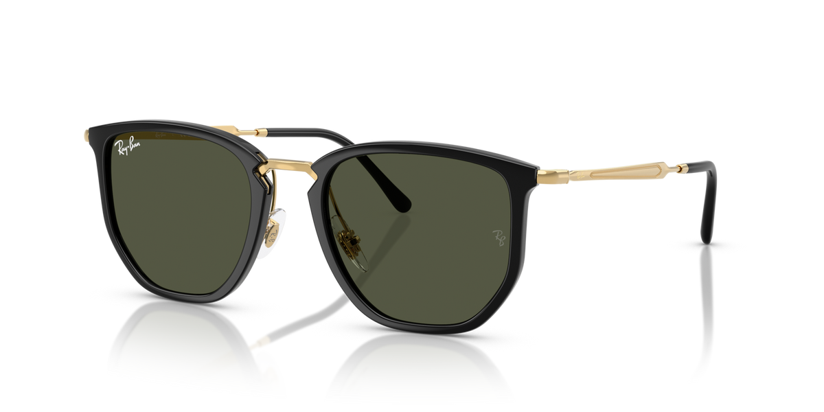 Ray-Ban RB4451 630631 black sunglasses 50mm angled view