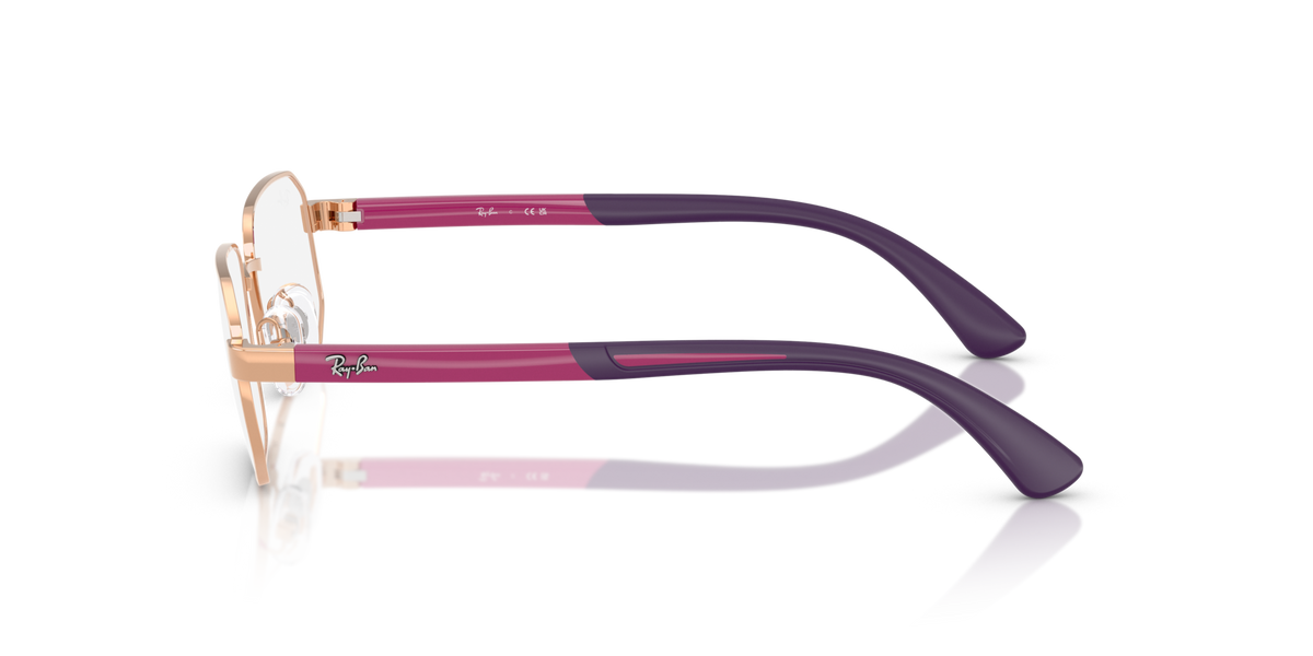 Ray-Ban Kids RY1060 4089 rosegold eyeglasses 46mm side view