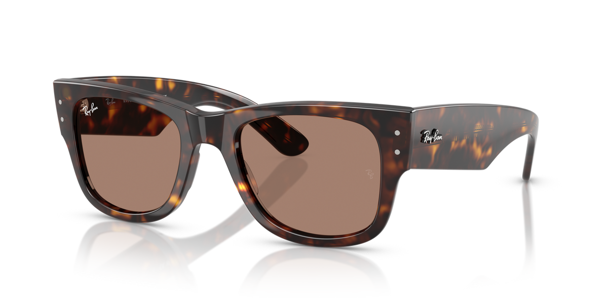 Ray-Ban RB0840S 902/1A havana sunglasses 51mm angled view
