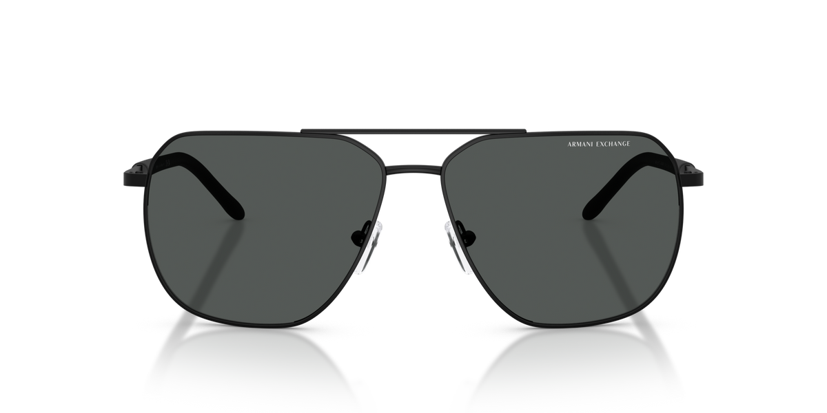 Armani Exchange AX2057S 600087 matte black sunglasses 59mm