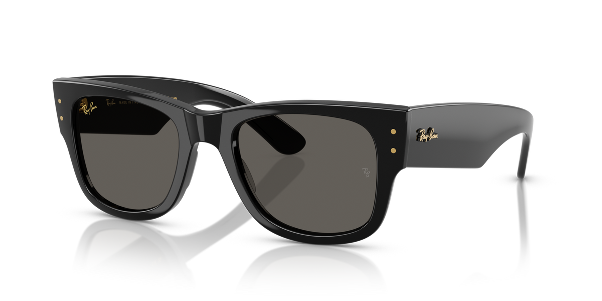 Ray-Ban RB0840S 6826J5 black sunglasses 51mm angled view