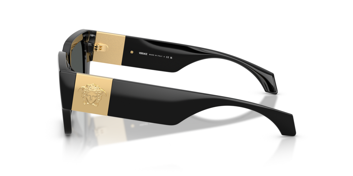 Versace VE4497U GB1/87 black sunglasses 53mm side view