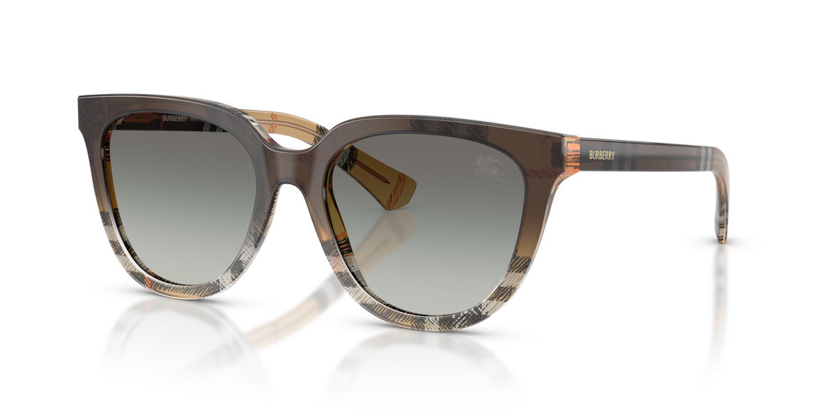 Burberry BE4469 420211 check sand sunglasses 53mm angled view