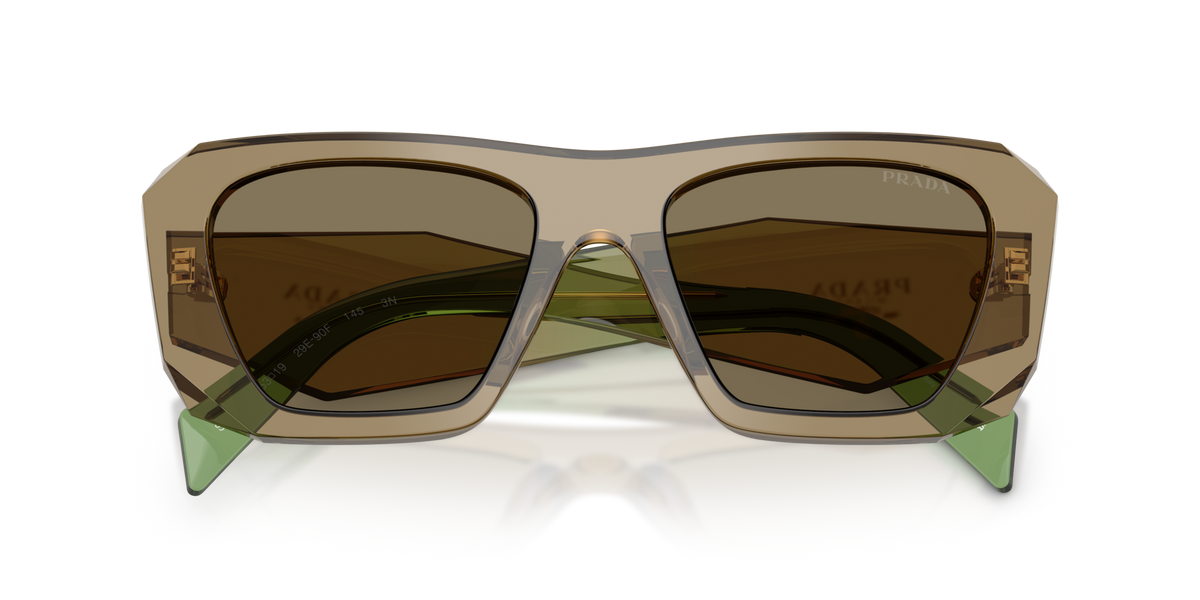 Prada PRB18S 29E90F terra sunglasses 53mm folded view