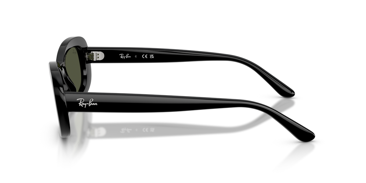 Ray-Ban RB2221 901/31 black sunglasses 56mm side view