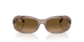 Ray-Ban RB2221 6827M2 – Transparent Beige Sunglasses (53mm)