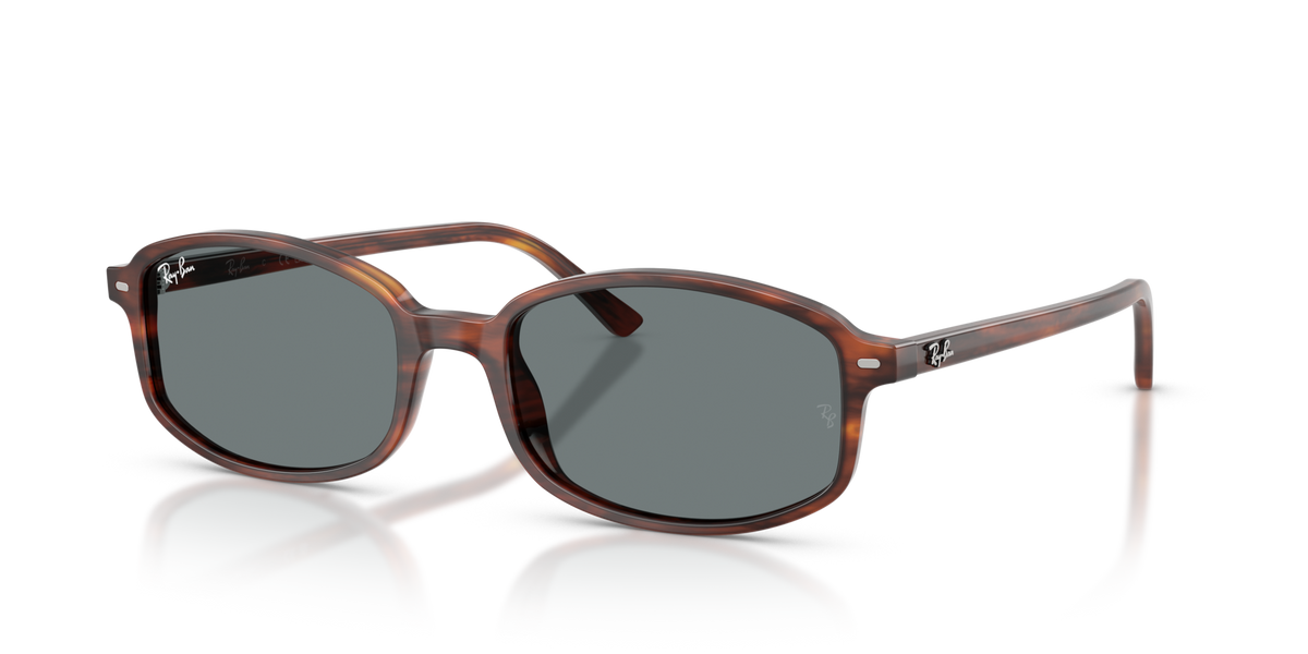 Ray-Ban RB2232 954/62 striped havana sunglasses 56mm angled view