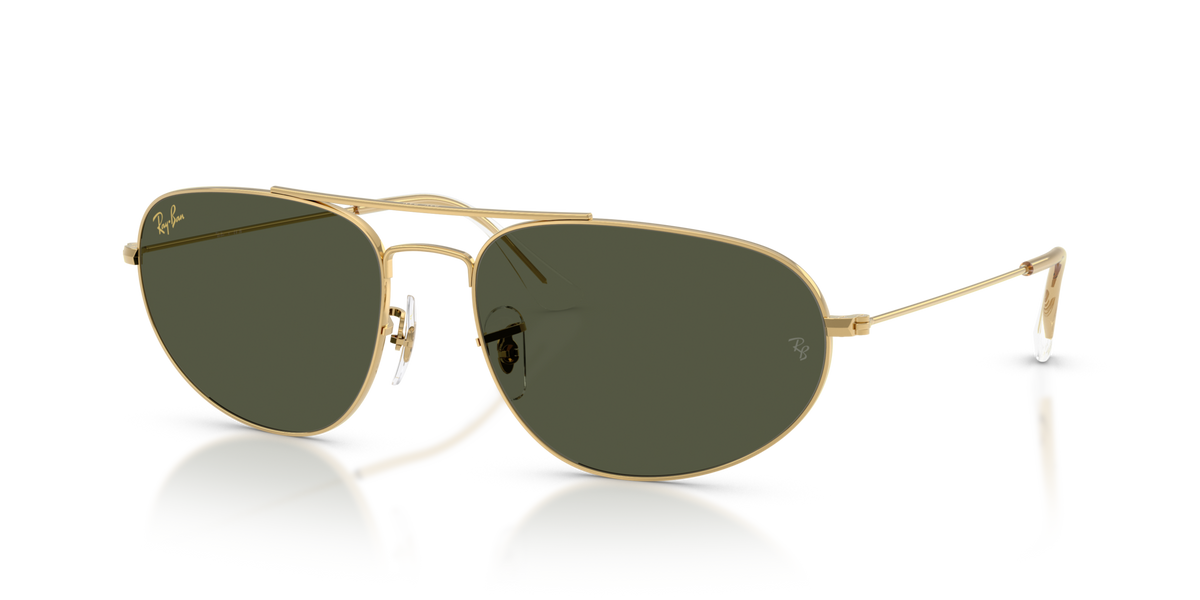 Ray-Ban RB3945 919631 legend gold sunglasses 60mm angled view