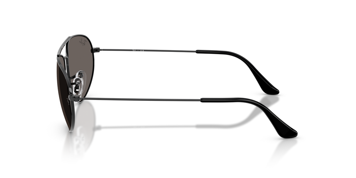 Ray-Ban RB3945 002/B1 black sunglasses 62mm side view