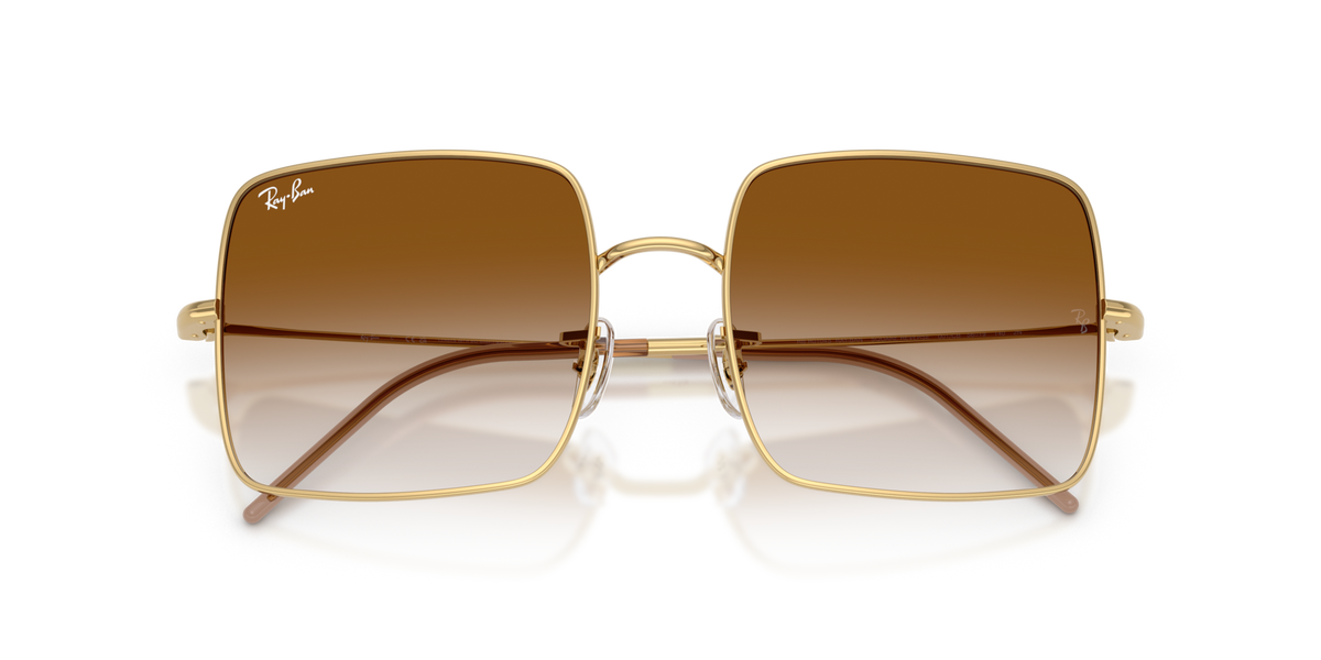 Ray-Ban RBR0104S 001/CB arista gold sunglasses 54mm folded view