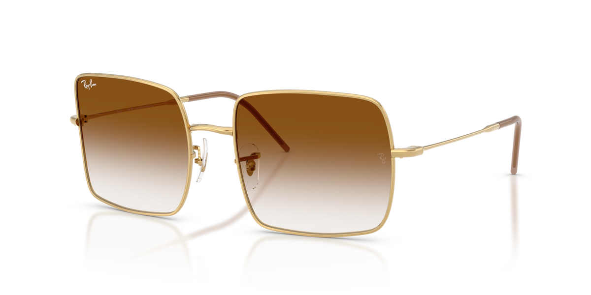 Ray-Ban RBR0104S 001/CB arista gold sunglasses 54mm angled view