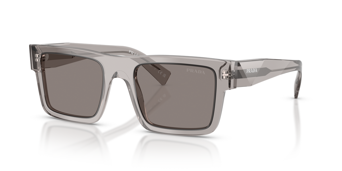 Prada PR19WS 10J80Q hematite sunglasses 52mm angled view