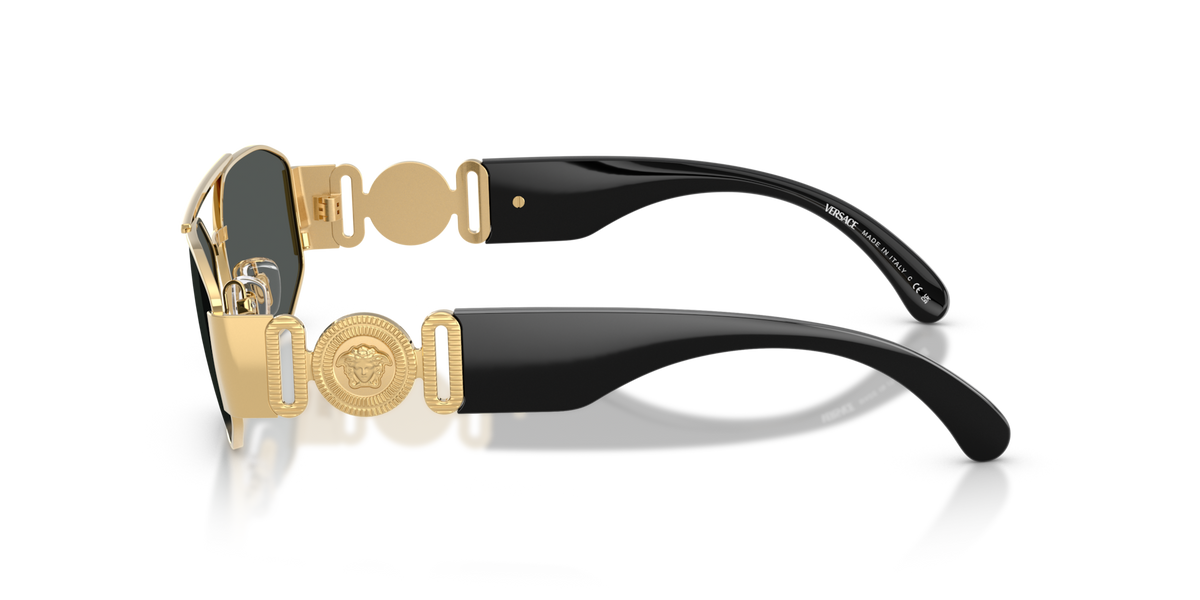 Versace VE2287 100287 gold sunglasses 58mm side view
