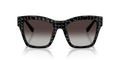 Dolce & Gabbana DG4512 32888G – Black Texture Cocco Sunglasses (53mm)