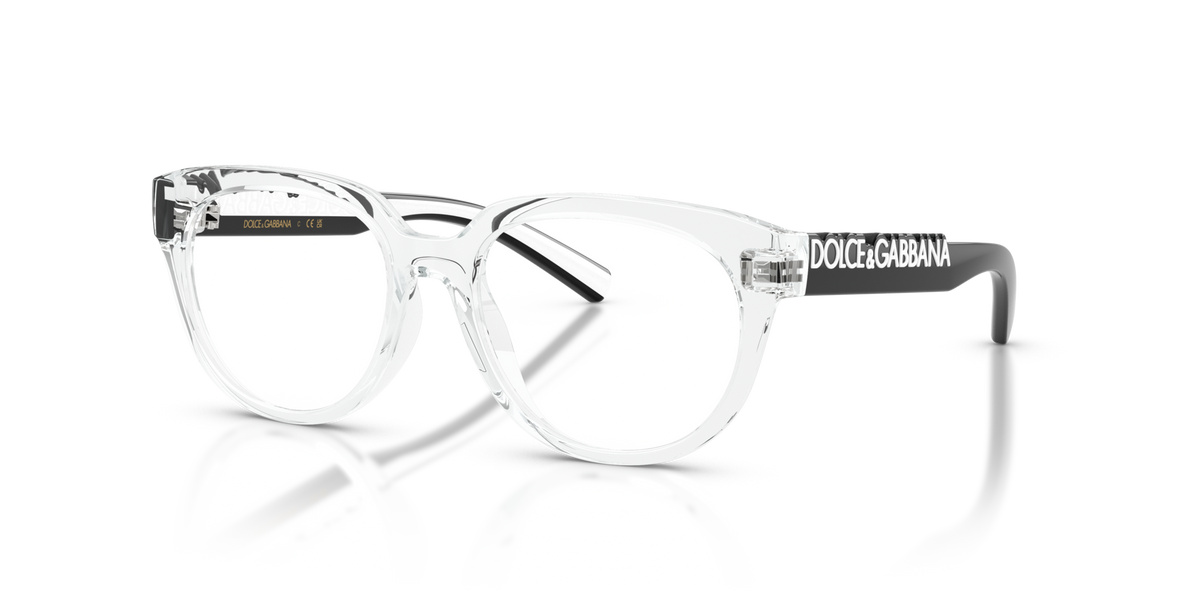 Dolce & Gabbana Kids DX5007 3133 crystal eyeglasses 49mm angled view
