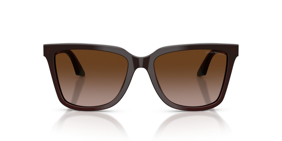 Emporio Armani EA4261 631813 transparent brown/teal sunglasses 55mm