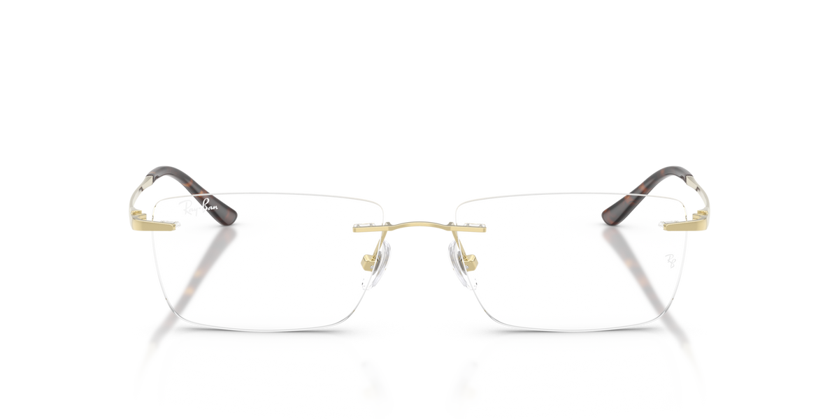 Ray-Ban RX8781D 1251 light gold eyeglasses 56mm